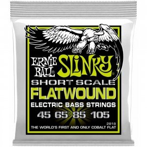 ERNIE BALL 2818 Flatwound Slinky Regular Short Scale 45-105 - Струны для бас-гитары Эрни Болл ERNIE BALL 2818 Flatwound Slinky Regular Short Scale 45-105 - Струны для бас-гитары Эрни Болл