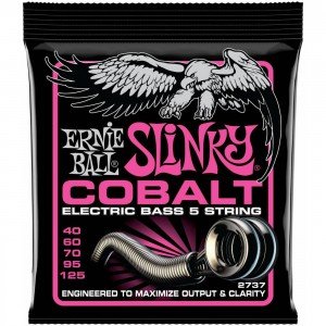 ERNIE BALL 2737 Cobalt Slinky Super 40-125 - Струны для бас-гитары Эрни Болл ERNIE BALL 2737 Cobalt Slinky Super 40-125 - Струны для бас-гитары Эрни Болл
