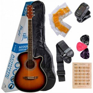 FLIGHT F-230 SB PACK - Гитара акустическая в наборе Флайт FLIGHT F-230 SB PACK - Гитара акустическая в наборе Флайт