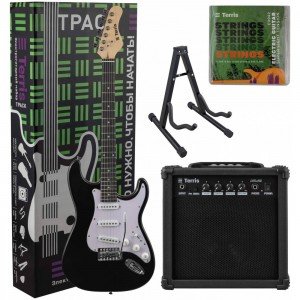 TERRIS TPACK-TST-040 BK - Электрогитара в наборе Террис TERRIS TPACK-TST-040 BK - Электрогитара в наборе Террис