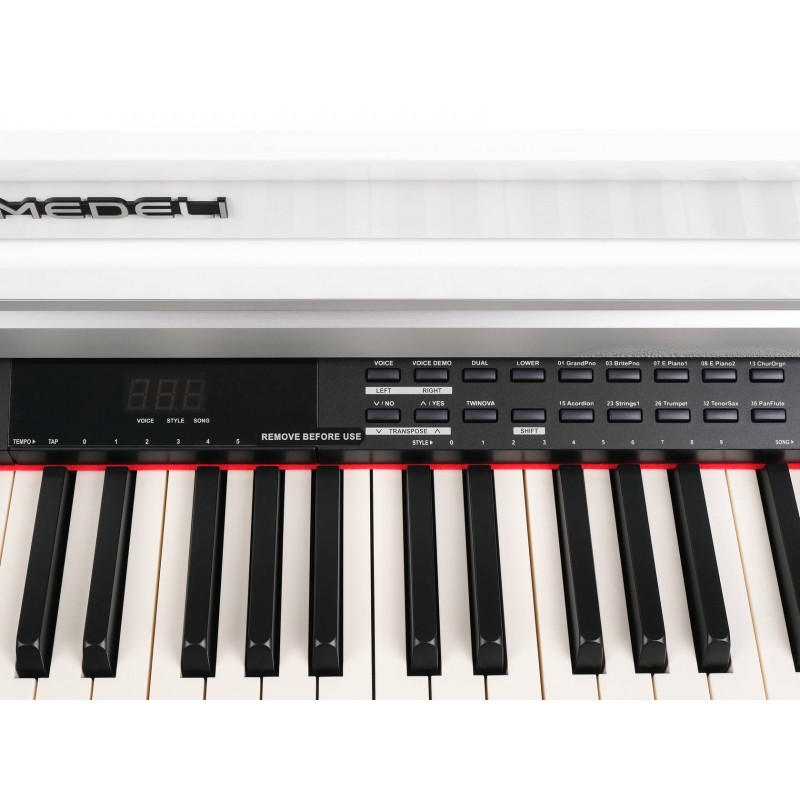 DP420K-PVC-WH Цифровое пианино, белое, сатин, Medeli