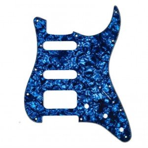 DPP-ST-BLP-HSS Защитная накладка электрогитары Stratocaster, HSS, синяя, D'Andrea DPP-ST-BLP-HSS Защитная накладка электрогитары Stratocaster, HSS, синяя, D'Andrea