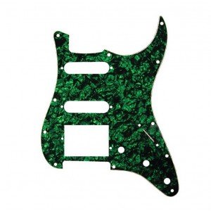 DPP-ST-GRP-HSS Защитная накладка электрогитары Stratocaster, HSS, зеленая, D'Andrea DPP-ST-GRP-HSS Защитная накладка электрогитары Stratocaster, HSS, зеленая, D'Andrea