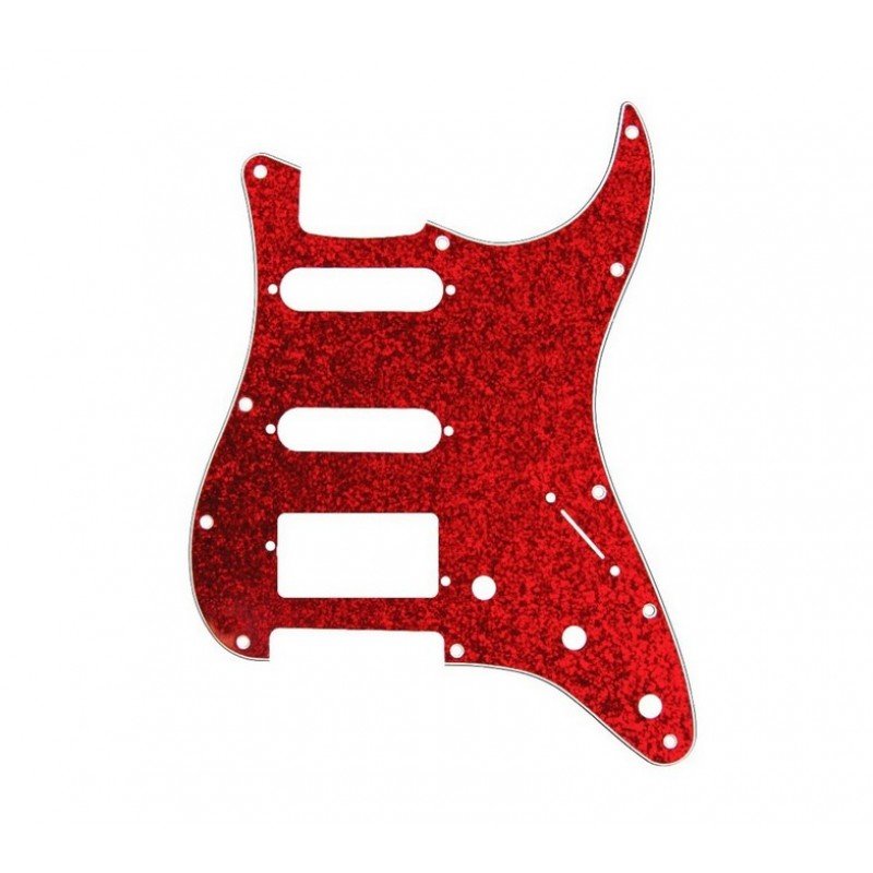 DPP-ST-RDS-HSS Защитная накладка электрогитары Stratocaster, HSS, красная, D'Andrea DPP-ST-RDS-HSS Защитная накладка электрогитары Stratocaster, HSS, красная, D'Andrea
