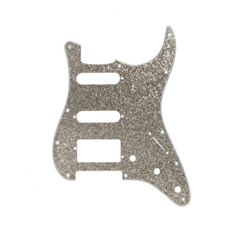 DPP-ST-SIS-HSS Защитная накладка электрогитары Stratocaster, HSS, серебро, D'Andrea DPP-ST-SIS-HSS Защитная накладка электрогитары Stratocaster, HSS, серебро, D'Andrea