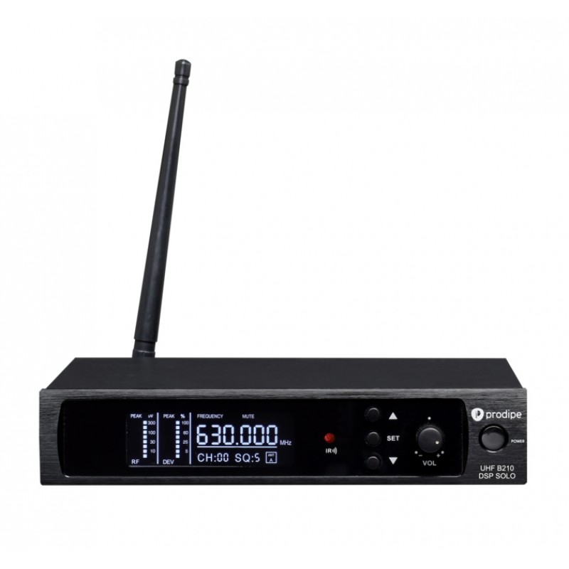 DSP-SOLO-UHF-B210/F5 Беспроводная микрофонная система, петличный микрофон, Prodipe