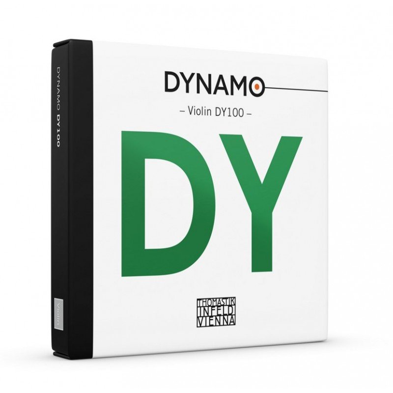 DY100 Dynamo Комплект струн для скрипки размером 4/4, среднее натяжение, Thomastik DY100 Dynamo Комплект струн для скрипки размером 4/4, среднее натяжение, Thomastik