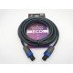 E23-Sp-Sp-0150-0 Кабель Speakon-Speakon 1.5м, ZZcable