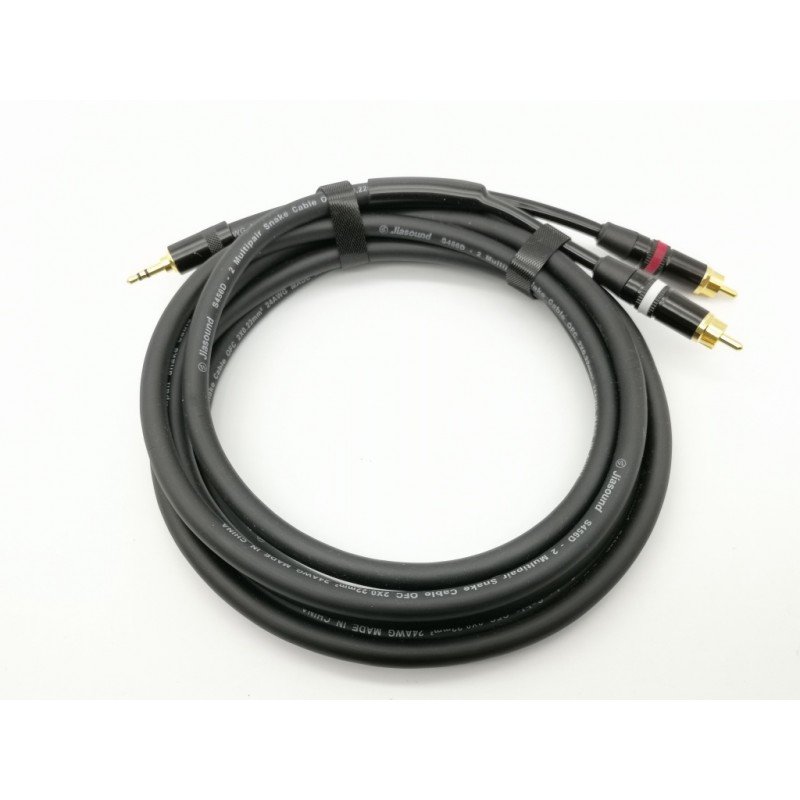 E32-3,5-2RCA-0900 Кабель аудио 3.5мм-2хRCA, 9м, ZZcable E32-3,5-2RCA-0900 Кабель аудио 3.5мм-2хRCA, 9м, ZZcable