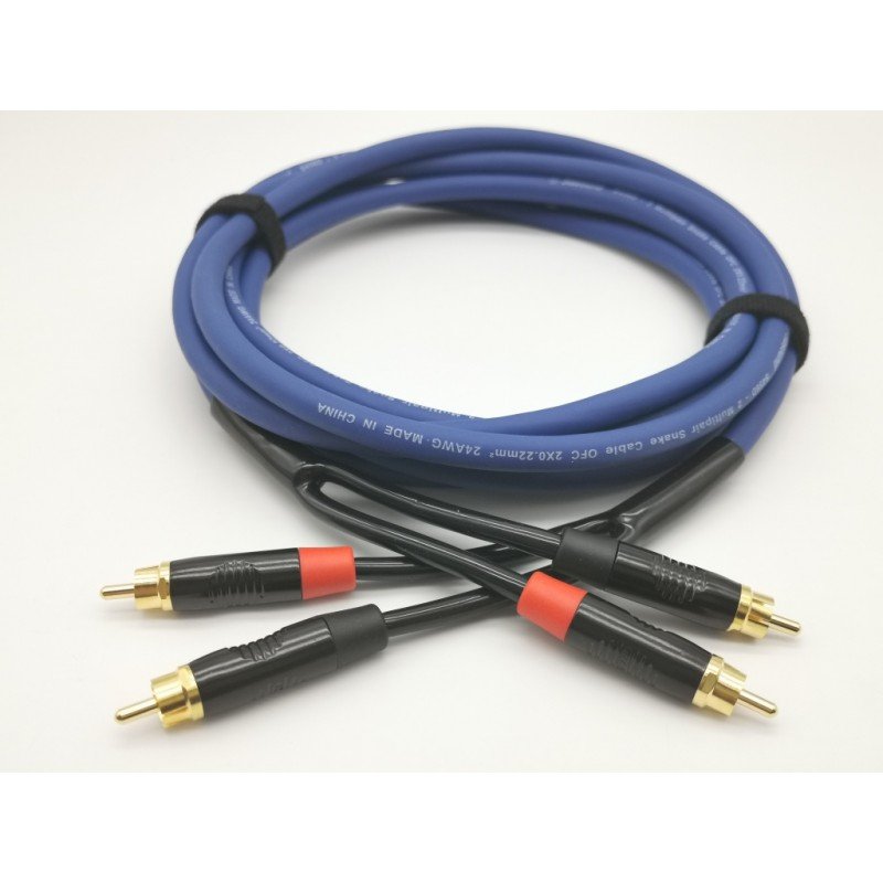E39-2RCA-2RCA-0300-0 Кабель аудио 2хRCA-2хRCA, 3м, ZZcable
