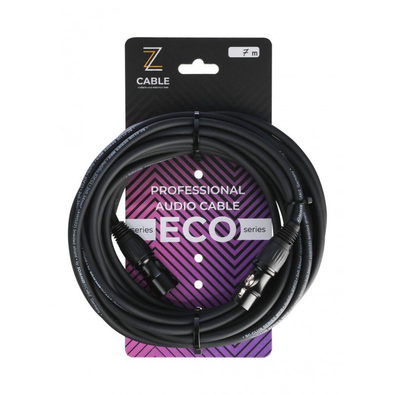 E4-XLR-M-F-0700-0 Кабель микрофонный 7м, ZZcable E4-XLR-M-F-0700-0 Кабель микрофонный 7м, ZZcable