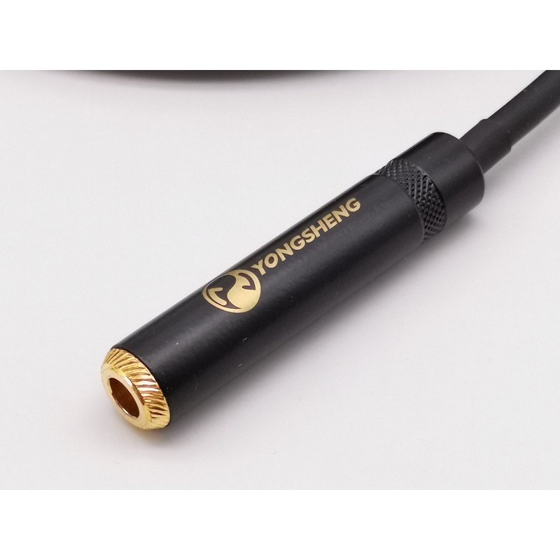 E48-3,5-6,35F-0500-0 Удлинитель-переходник 3,5-6,35мм female, 5м, ZZcable