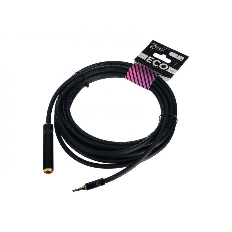 E48-3,5-6,35F-0500-0 Удлинитель-переходник 3,5-6,35мм female, 5м, ZZcable