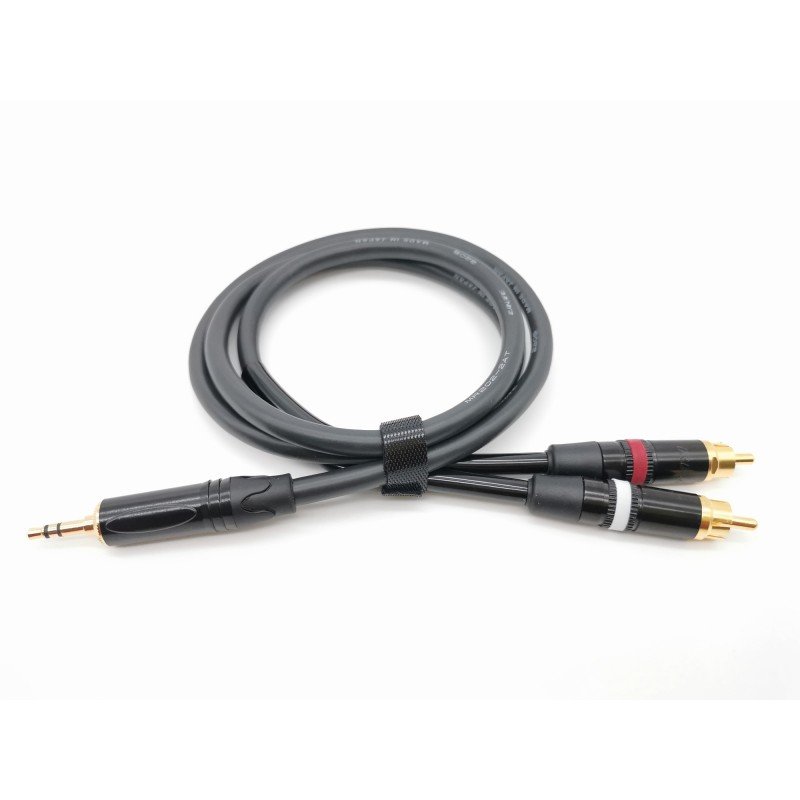 E51-3,5-2RCA-0200-0 Кабель аудио 3.5мм-2хRCA, 2м, ZZcable