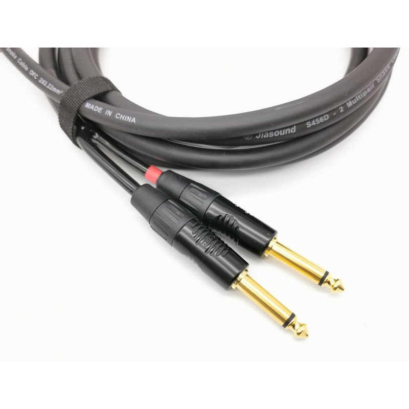 E52-3,5-2J-0500-0 Кабель аудио 3.5-2х6.3мм, 5м, ZZcable