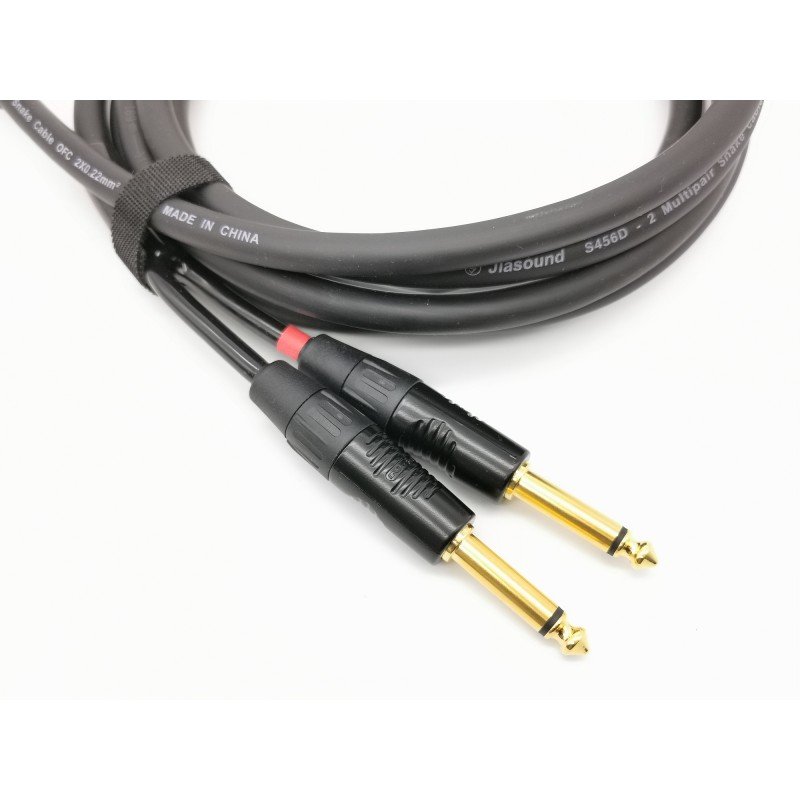 E52-3,5-2J-0900-0 Кабель аудио 3.5-2х6.3мм, 9м, ZZcable E52-3,5-2J-0900-0 Кабель аудио 3.5-2х6.3мм, 9м, ZZcable