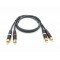 E56-2RCA-2RCA-0100-0 Кабель аудио 2хRCA-2хRCA, 1м, ZZcable