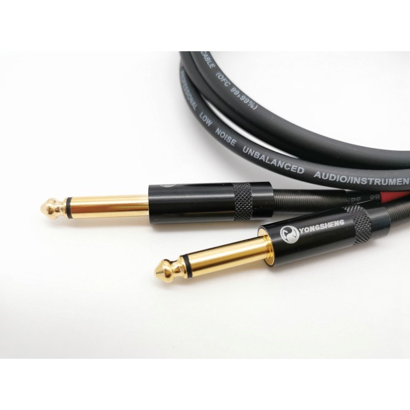 E57-2RCA-2J-0100-0 Кабель аудио 2хRCA-2хJack, 1м, ZZcable