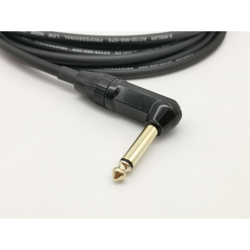 E58-JR-J-0500-0 Кабель инструментальный, 5м, прямой/угловой, ZZcable