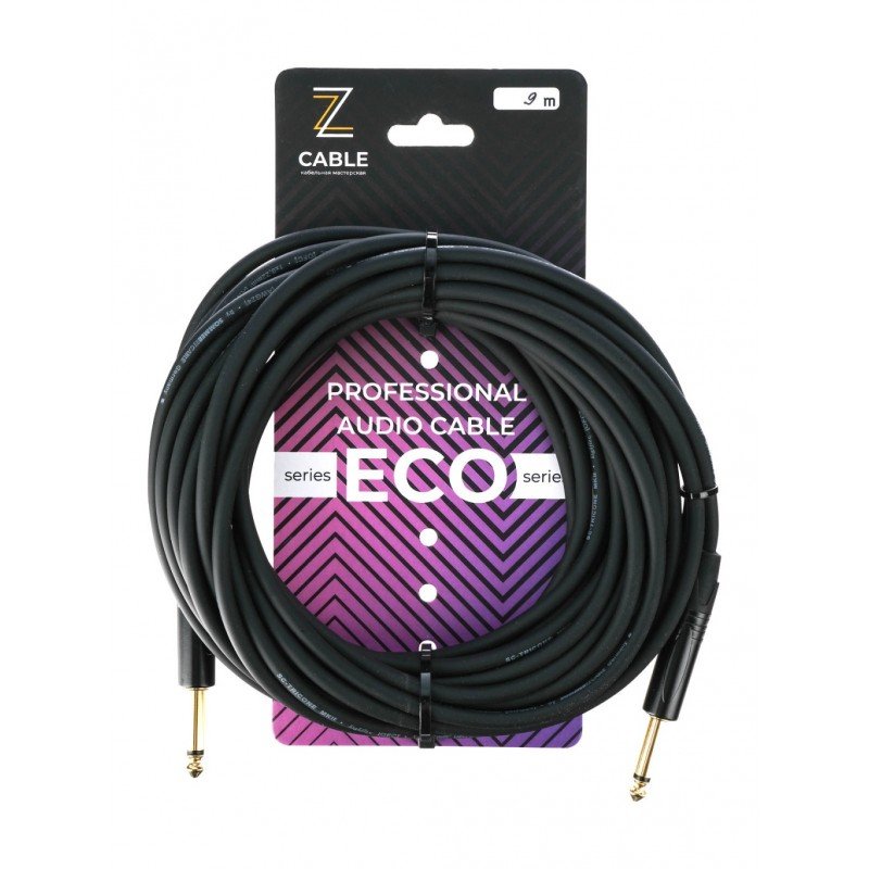 E9-J-J-0900-0 Кабель инструментальный, 9м, ZZcable E9-J-J-0900-0 Кабель инструментальный, 9м, ZZcable