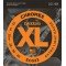 ECG23 Chromes Flat Wound Комплект струн для электрогитары, Extra Light, 10-48, D'Addario
