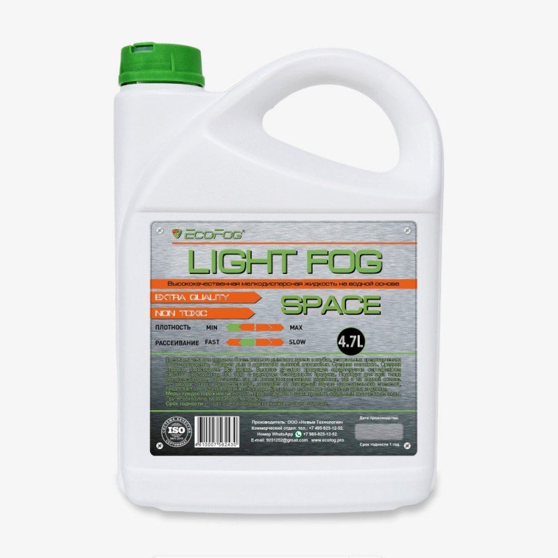 EF-Space Жидкость для дым машин, легкий средний дым, 4,7л EcoFog