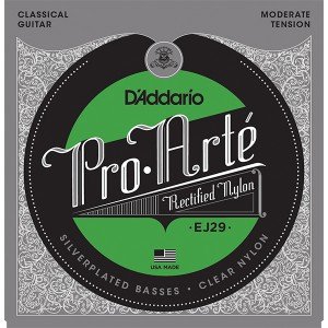 EJ29 CLASSIC Струны для классической гитары нейлоновые Moderate D`Addario