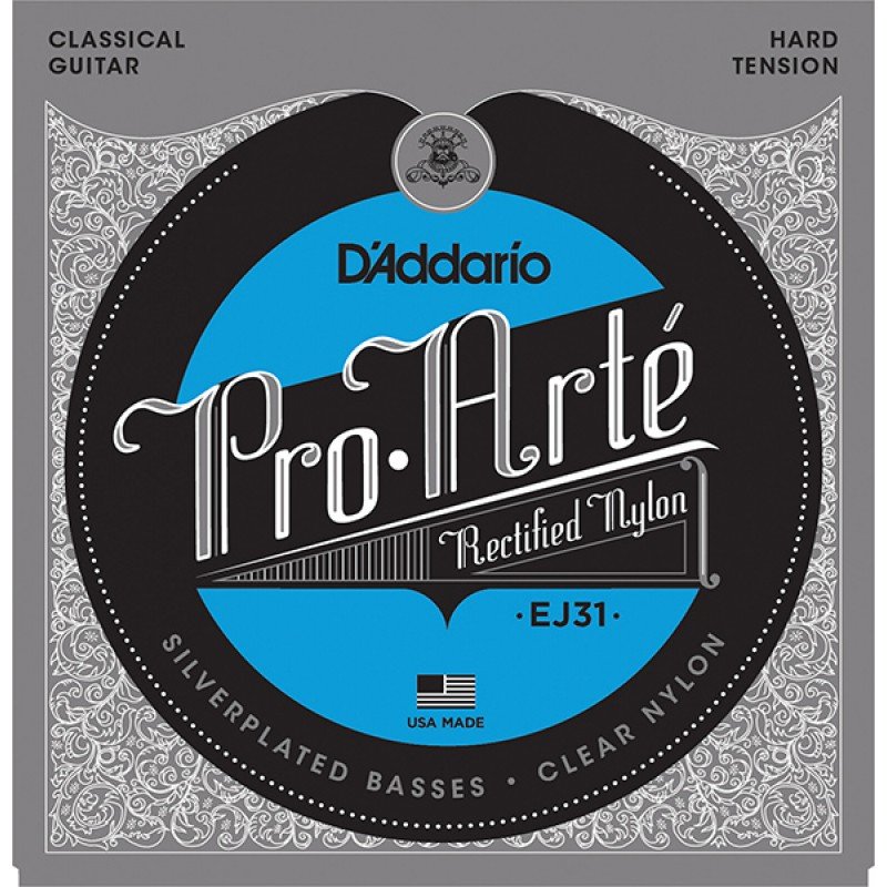 EJ31 CLASSIC Струны для классической гитары нейлоновые Hard D`Addario