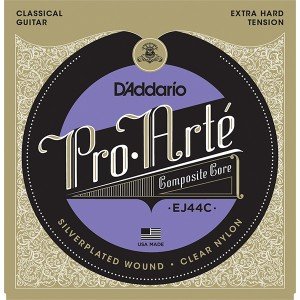 EJ44C COMPOSITE PRO ARTE Струны для классической гитары нейлоновые Extra Hard D`Addario