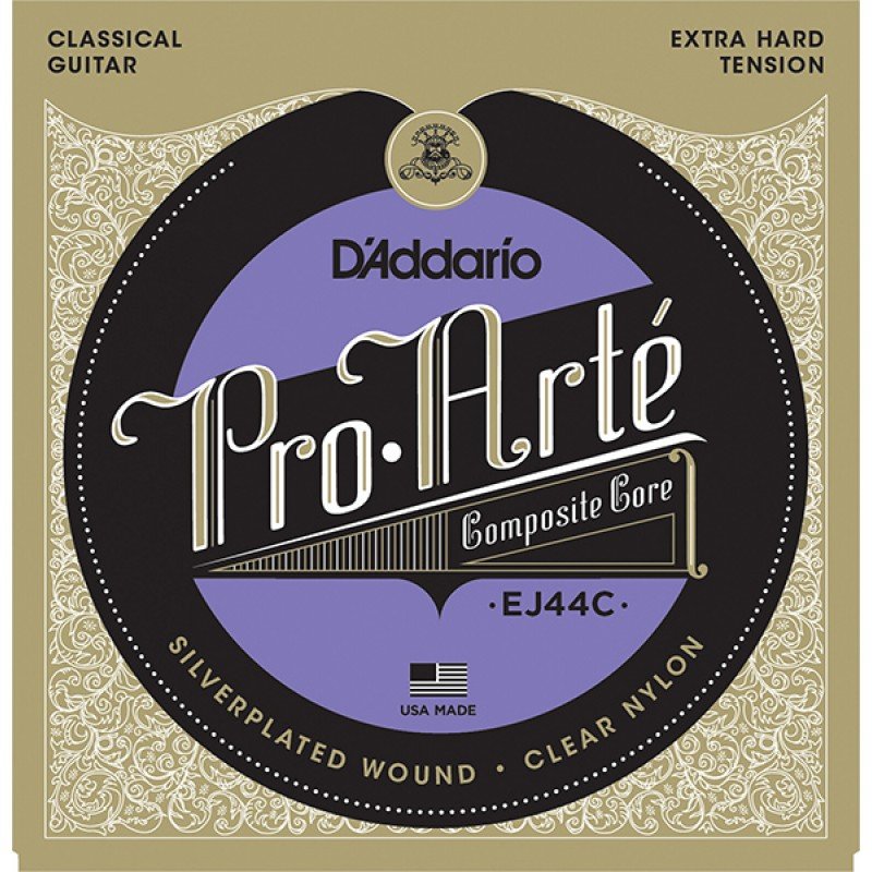 EJ44C COMPOSITE PRO ARTE Струны для классической гитары нейлоновые Extra Hard D`Addario