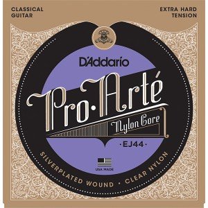 EJ44 PRO ARTE Струны для классической гитары нейлоновые Extra Hard D`Addario