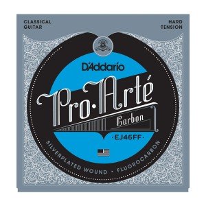 EJ46FF Pro-Arte Carbon Комплект струн для классической гитары, сильное натяжение, D'Addario