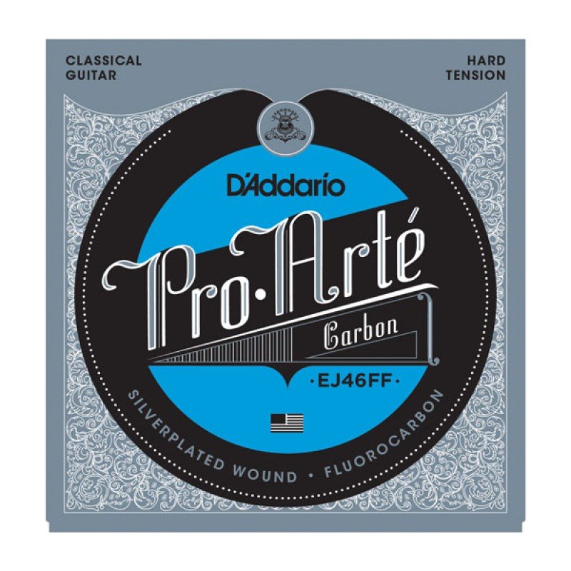 EJ46FF Pro-Arte Carbon Комплект струн для классической гитары, сильное натяжение, D'Addario