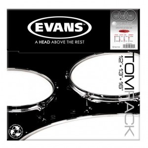 ETP-EC2SCLR-S EC2 Clear Standard Набор пластика для том барабана 12"/13"/16", Evans