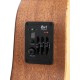 Earth-Mini-E-ADK-WBAG-OP Электро-акустическая гитара 3/4, цвет натуральный, с чехлом, Cort