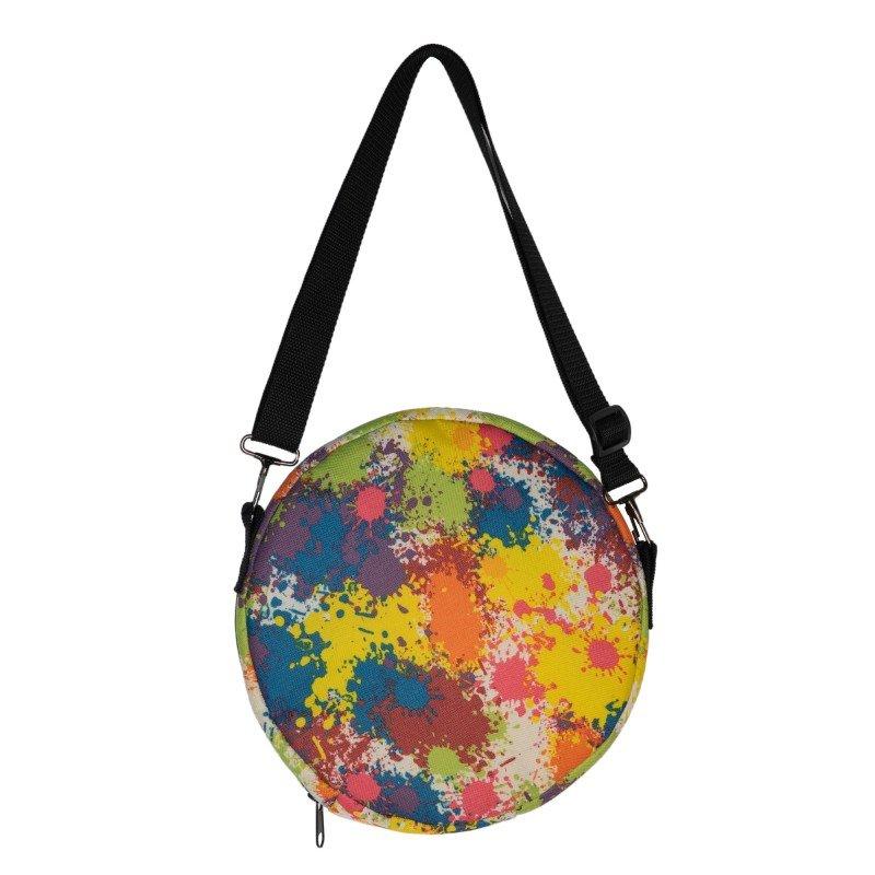 F-Kc-B Чехол для круглого мини-кахона, акварельный принт, ОКая