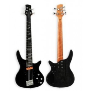 FBG/FBG-KB-11-BK Бас-гитара 5-струнная, мультимензурная, черная, Foix