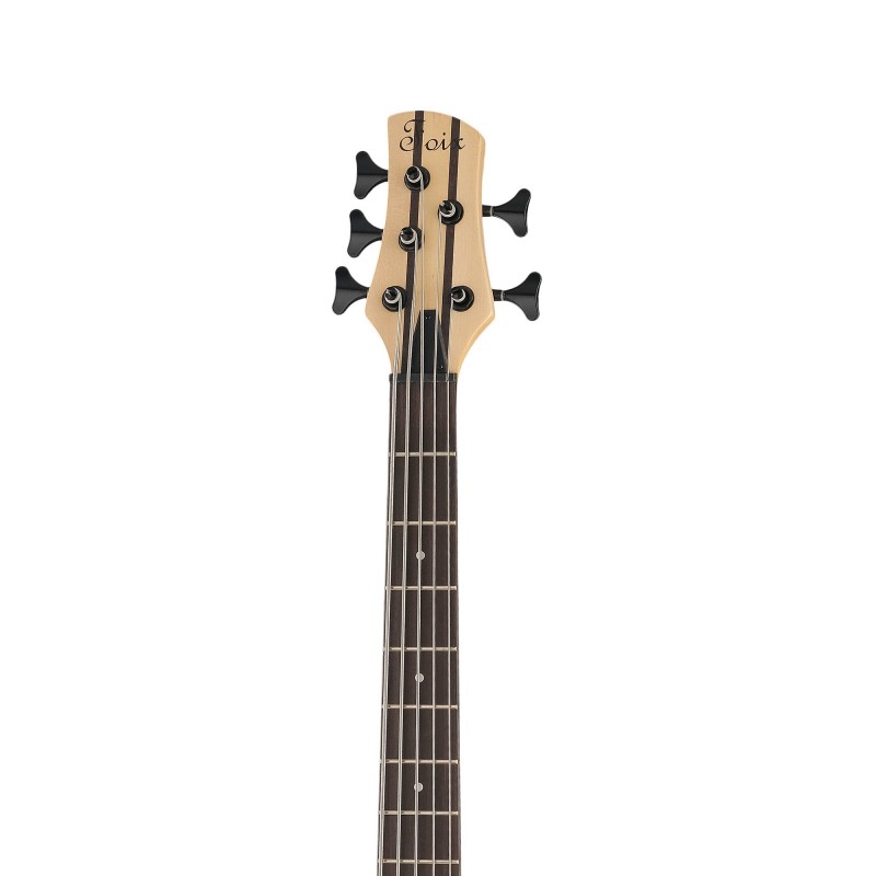 FBG/FBG-KB-12-BK Бас-гитара 5-струнная, черная, Foix