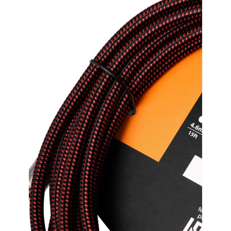 FBS-5(BK/RD) Кабель инструментальный, черный/красный, 5м, Leem