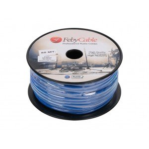FC222BL-50 Кабель микрофонный балансный, синий, 50м, Feby Cable FC222BL-50 Кабель микрофонный балансный, синий, 50м, Feby Cable