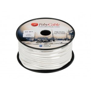 FC222WH-50 Кабель микрофонный балансный, белый, 50м, Feby Cable FC222WH-50 Кабель микрофонный балансный, белый, 50м, Feby Cable