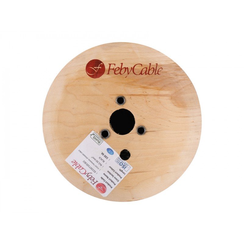 FC425BK-100 Кабель акустический, черный, 100м, Feby Cable FC425BK-100 Кабель акустический, черный, 100м, Feby Cable