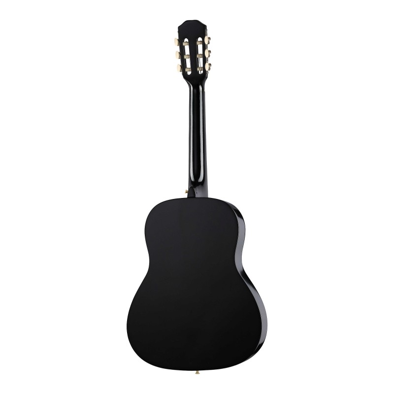 FCG-2036CAP-BK-3/4 Классическая гитара 3/4 с чехлом, ремнем, тюнером, черная, Foix