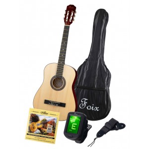FCG-2038CAP-NA Классическая гитара+Аксессуары, натуральная, Foix