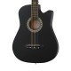 FFG-2038CAP-BK-MAT Акустическая гитара+Аксессуары, черная матовая, Foix