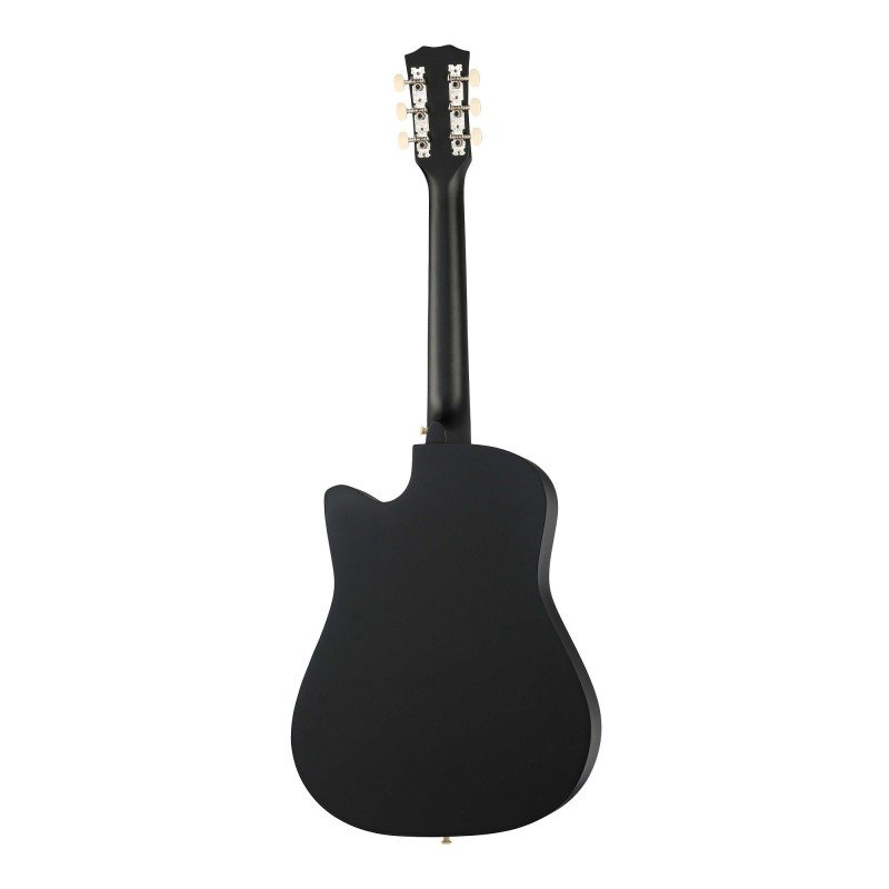 FFG-2038CAP-BK-MAT Акустическая гитара+Аксессуары, черная матовая, Foix