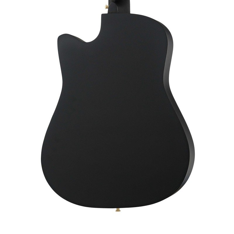 FFG-2038CAP-BK-MAT Акустическая гитара+Аксессуары, черная матовая, Foix