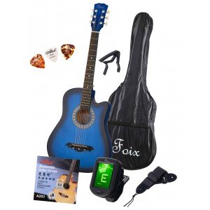 FFG-2038CAP-BL Акустическая гитара+Аксессуары, Foix