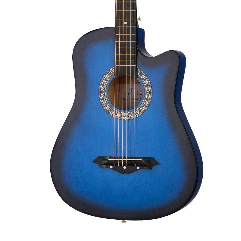 FFG-2038CAP-BL Акустическая гитара+Аксессуары, Foix