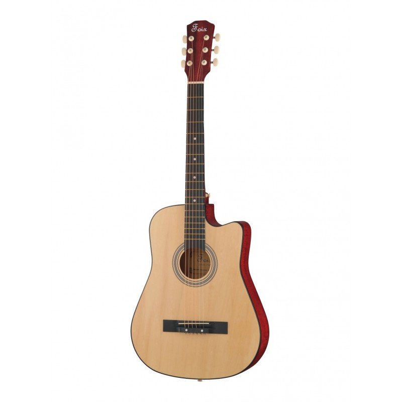 FFG-3810C-NAT Акустическая гитара, с вырезом, цвет натуральный, Foix FFG-3810C-NAT Акустическая гитара, с вырезом, цвет натуральный, Foix